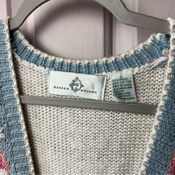 Vintage Knit Calendar Vest Size Large - Picture 9 of 11